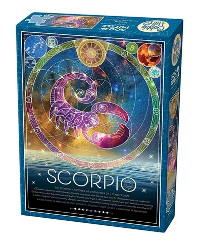 Cobble Hill, Znaki zodiaku, Skorpion, puzzle, 500 elementów