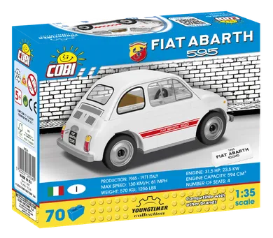 Cobi, 1965 Fiat 595 Abarth, 1:35, klocki, 65 elementów
