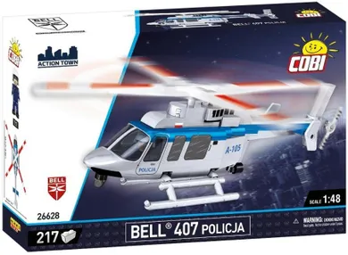 Cobi, Action Town, Bell, 407 Policja, klocki, 217 elementów