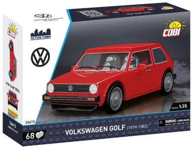 Cobi, Action Town, Volkswagen Golf (1974-1983), klocki, 68 elementów