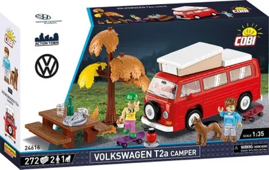Cobi, Action Town, Volkswagen T2A Camper Van, klocki, 272 elementy