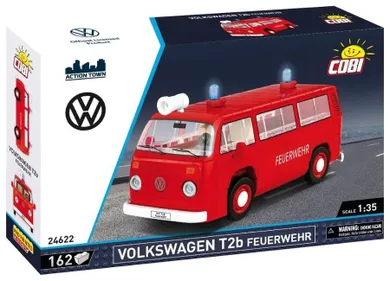 Cobi, Action Town, Volkswagen T2B Feuerwehr, klocki, 162 elementy