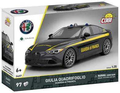 Cobi, Alfa Romeo Giulia Quardrifoglio Guardia di Finanza, klocki, 1:35, 97 elementów