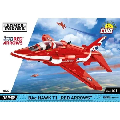 Cobi, Armed Forces, BAe Hawk T1 Red Arrows, 1:48, 389 klocków