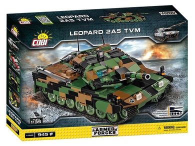 Cobi, Armed Forces, Czołg niemiecki Leopard 2A5 TVM, 945 klocków