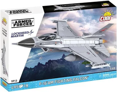 Cobi, Armed Forces, F-16AM Fighting Falcon, klocki, 1:48, 495 elementów