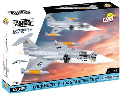 Cobi, Armed Forces, Lockheed F-104 Starfight, klocki, 1:48, 428 elementów