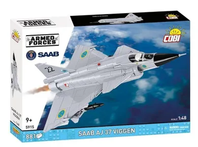 Cobi, Armed Forces, SAAB AJ 37 Viggen, klocki, 1:48, 881 elementów