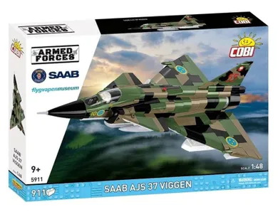 Cobi, Armed Forces, Saab AJS37 Viggen, klocki, 1:48, 911 elementów