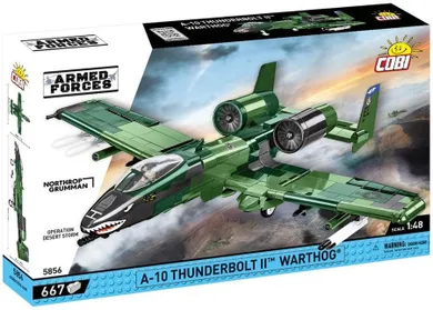 Cobi, Armed Forces, samolot szturmowy armii USA A-10 Thunderbolt II Warthog, 667 klocków