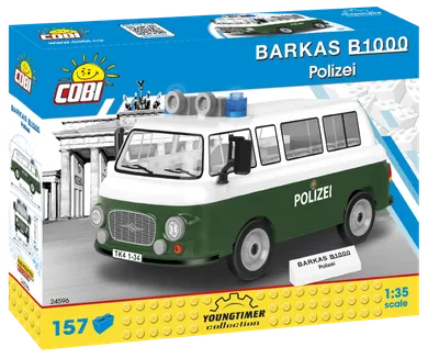 Cobi, Barkas B1000 Polizei, 1:35, klocki, 215 elementów