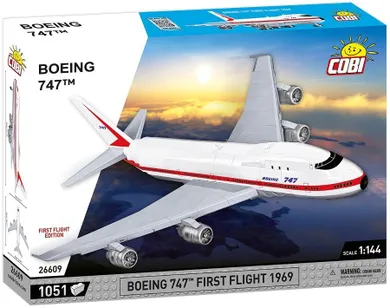 Cobi, Boeing 747 First Flight 1969, klocki, 1:144, 1051 elementów