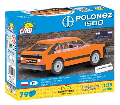 Cobi, Cars, FSO Polonez 1500, 79 elementów