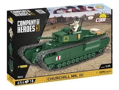 Cobi, Company of Heroes 3, Churchill Mk. III, klocki, 654 elementy