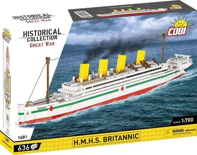 Cobi, Historical Collection Great War, H.M.H.S. Britannic, klocki, 636 elementów