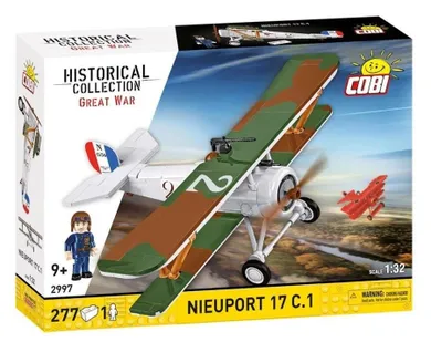 Cobi, Historical Collection, Great War, Samolot Nieuport, 17 C.1, klocki, 1:32, 274 elementów