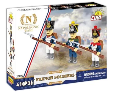 Cobi, Historical Collection, Napoleonic Wars, French Soldiers, Francuscy Żołnierze Napoleona, klocki, 41 elementów