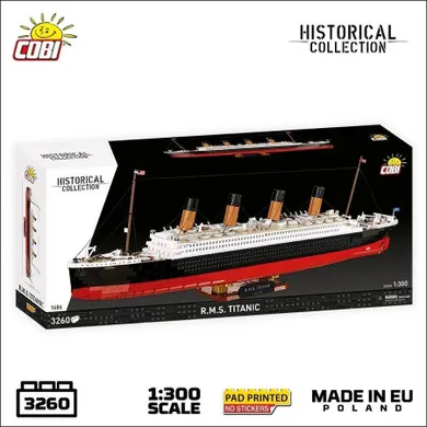 Cobi, Historical Collection, R.M.S. TITANIC, klocki, 3260 elementów