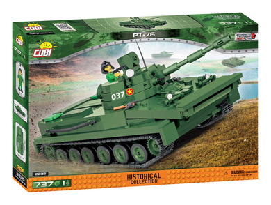 Cobi, Historical Collection, Wojna w Wietnamie, Czołg pływający PT-76, klocki, 737 elementów