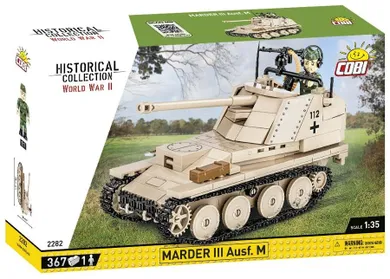 Cobi, Historical Collection, World War II, Marder III Ausf, klocki, 1:35, 368 elementów