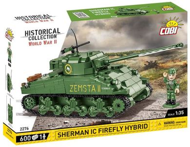 Cobi, Historical Collection, World War II, Sherman IC Firefly Hybrid, Klocki, 1:35, 601 elementów