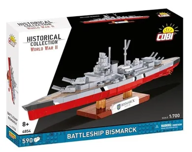 Cobi, Historical Collection, WWII, Battleship Bismarck, klocki, 1:700, 590 elementów