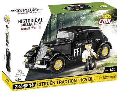 Cobi, Historical Collection WWII, Citroen Traction, klocki, 236 elementów