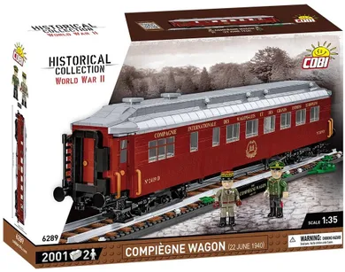 Cobi, Historical Collection WWII, Compiegne Wagon 1940, klocki, 2001 elementów