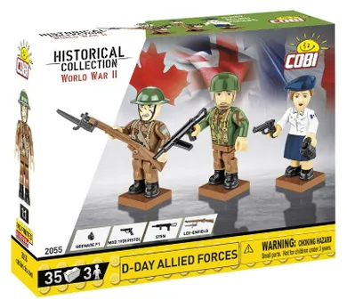 Cobi, Historical Collection WWII, D-Day Allied Forces, klocki, 35 elementów