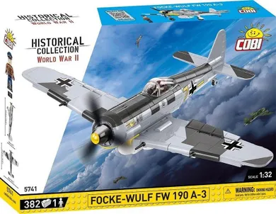 Cobi, Historical Collection WWII, Focke-Wulf FW 190-A3, samolot, klocki, 383 elementów