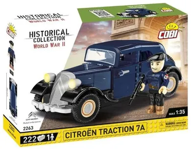 Cobi, Historical Collection, WWII Francuski samochód 1934 Citroen Traction 7A, 222 klocki