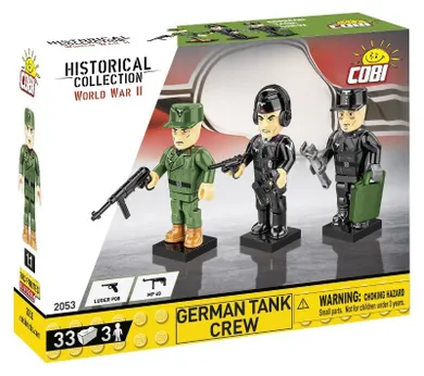 COBI, Historical Collection WWII, German Tank Crew, 3 figurki, 33 klocki