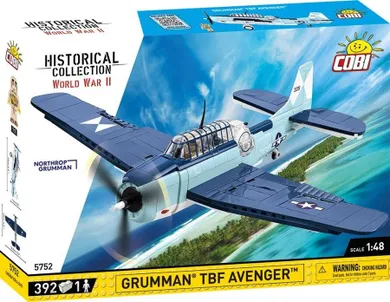 Cobi, Historical Collection WWII, Grumman TBF Avenger, 1:48, klocki, 392 elementy