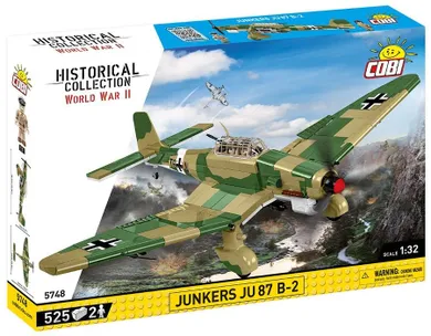 Cobi, Historical Collection, WWII, Junkers JU 87 B-2, 1:32, klocki, 525 elementów