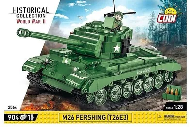 Cobi, Historical Collection WWII, M26 Pershing T26E3, klocki, 904 elementy