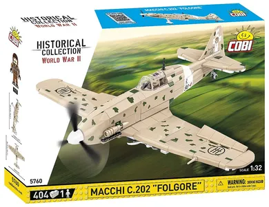 Cobi, Historical Collection WWII, Macchi C.202 "Folgore", klocki, 404 elementy