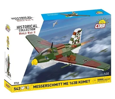 Cobi, Historical Collection, WWII, Messerschmitt Me 163B Komet, klocki, 1:32, 543 elementy