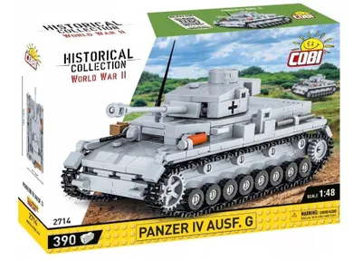 Cobi, Historical Collection WWII, Panzer IV Ausf.G, klocki, 390 elementów