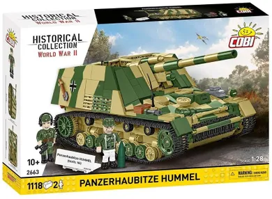 Cobi, Historical Collection WWII, Panzerhaubitze Hu mmel Trzmiel, klocki, 1:28, 1118 elementów