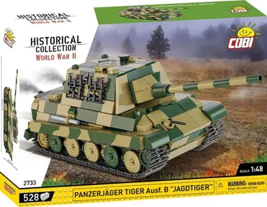 Cobi, Historical Collection WWII, Panzerjager Tiger Ausf.B, klocki, 528 elementów
