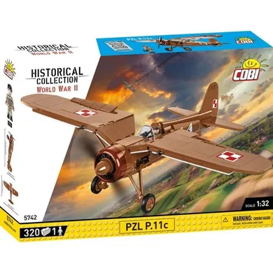 Cobi, Historical Collection WWII, Samolot PZL P.11c, 320 klocków