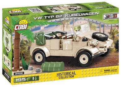 Cobi, Historical Collection, WWII VW Type 82 Kubelwagen, 195 elementów