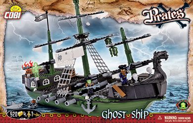 Cobi, Pirates, Ghost Ship, klocki, 520 elementów