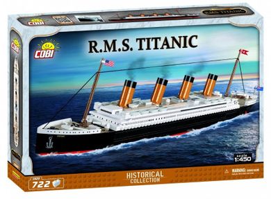 Cobi, RMS Titanic 1:450, klocki konstrukcyjne, 722 elementy