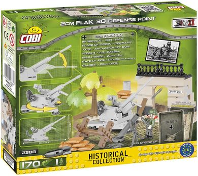 Cobi, Small Army, 2 cm Flak 30 Defense Point, klocki, 170 elementów