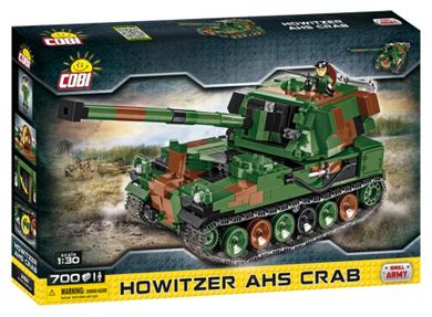 Cobi, Small Army, Howitzer AHS Crab, samobieżna armatohaubica, klocki, 700 elementów