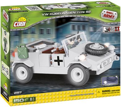 Cobi, Small Army, Samochód osobowo-terenowy VW Kübelwagen typ 82, klocki, 150 elementów
