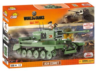 Cobi, Small Army, World of Tanks, A34 Comet, klocki, 530 elementów