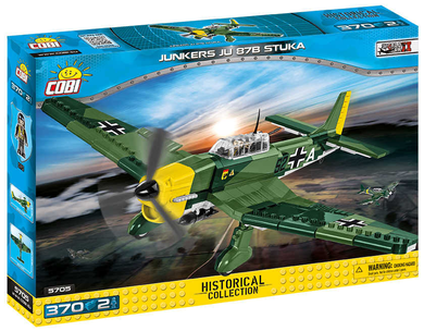 Cobi, Small Army, WWII JUNKERS JU 87B STUKA, klocki, 370 elementów