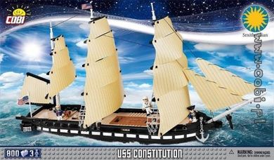 Cobi, Smithsonian Statek USS Constitution, klocki, 800 elementów